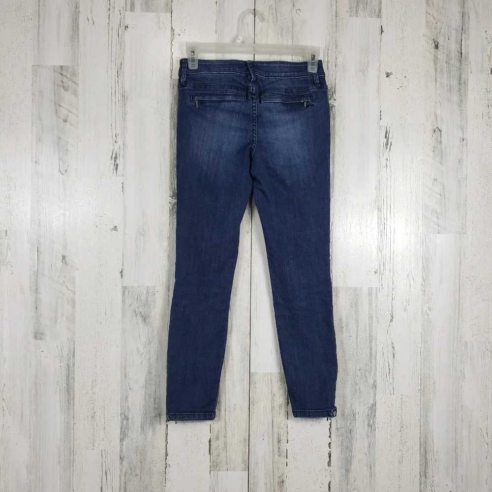 Bebe ankle zipper skinny jeans size 25